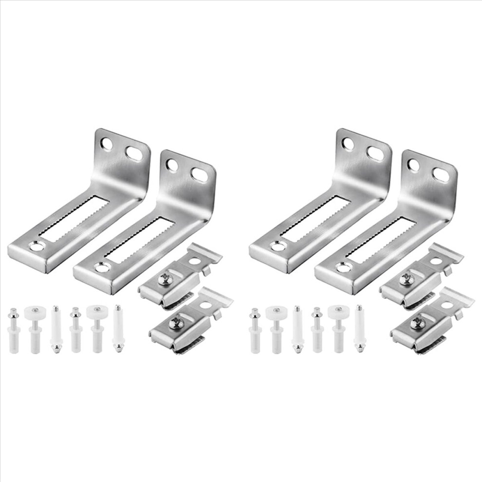 Bi Fold Door Hardware Set, 2 Packs Of Louver Door Hardware 4853188069682