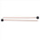 2Pcs Soft Rubber Head Sticks Wood Handle Bell Mallets Black 2