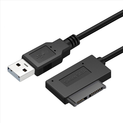 Καλώδιο προσαρμογέα USB για υπολογιστή 6+7P CD DVD Rom 13 ακίδων για φορητό υπολογιστή 1