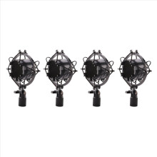 Load Mic Microphone Shock Mount Clip Holder Stand Radio Black