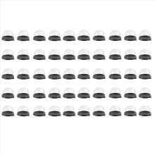50 stuks mini doorzichtige plastic taartdoos met koepeldeksels voor muffindeeg
