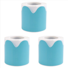 Adesivo de borda azul laminado para decoração de quadros de avisos de 50 pés