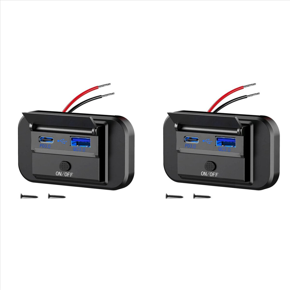 Dual Quick Charge Usb Qc3.0 And Pd3.0 Rv Usb Outlet 12V Usb Charger 4852133372204