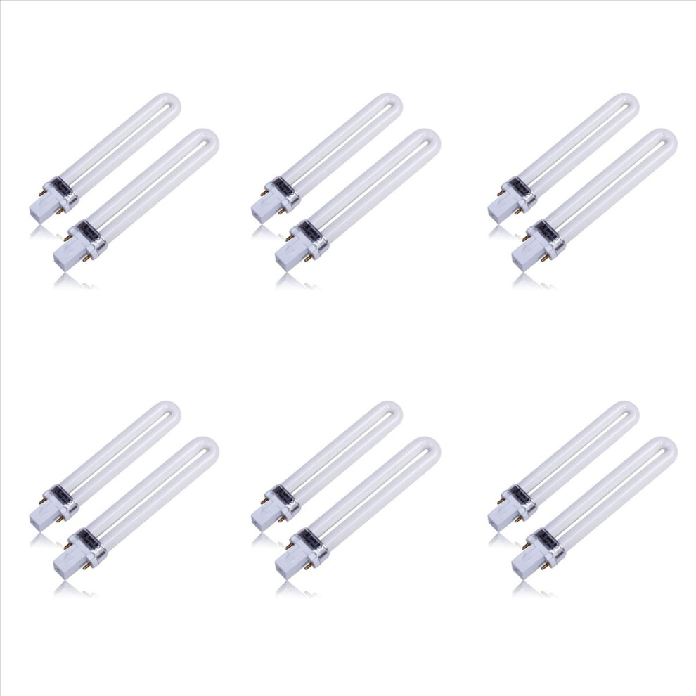 Markenlos Light Electronic 2Pcs 365Nm 9W Nail Dryer Uv Lamp Bulb Tube