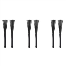 1 paar Jazz Drum Brushes intrekbare drumstokken 32 cm zwart