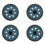 5 inch 8 Holes 125mm Hook Loop Sanding Backing Pad for 1
