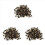 200Pcs Black Soldering PCB Board Breadboard Test Point Pin 1