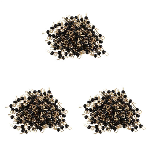 200Pcs Black Soldering PCB Board Breadboard Test Point Pin