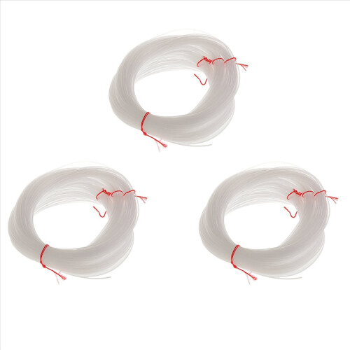 100 meter helder nylon touw, 1 mm diameter, bootvislijn