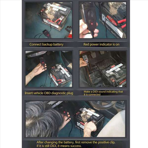Car OBD2 ECU Connector Battery Saver Auto ECU Memory Savers B 1