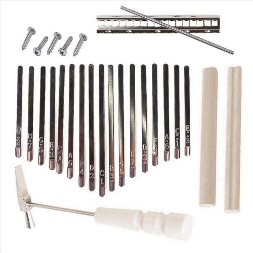 Κιτ DIY Kalimba 17 πλήκτρων για πιάνο Thum, ανταλλακτικά με γέφυρα πλήκτρων 1