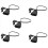 Europea Male Plug to Female Socket Power Cable for PC Computer (0.) 1
