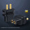 2 Pcs 2 Pin 0.78mm Female Socket Double Needle Socket Black 3