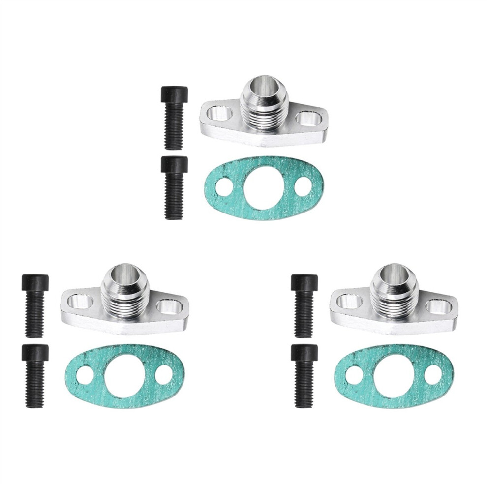 An10 Turbo Oil Return Drain Flange Adapter Kit For Gt28 4852133347967