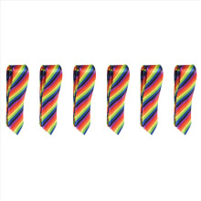 Herenmode Casual Slanke Stropdas, 19 (Regenboogkleur)