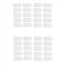 20Pcs Tag Labels Chair Acrylic Arch Sign Blank