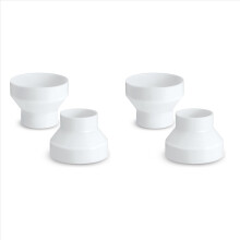 Kanaalvergroter ABS-luchtkanaaladapter Kanaalventilator of drogerventilatieadapter