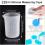 Silicone Measuring Cups for Epoxy Resin, Resin Casting Container 3