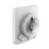 Digital bath clock, shower wall clock with temperature and humidity indicator function creative clock LCD screen installation method 3 3