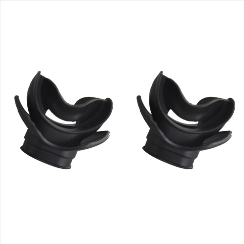 Moldable Silicone Diving Bite Mouthpiece Regulator Black