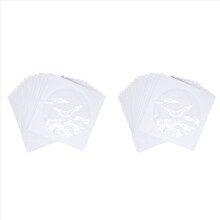 Soporte para sobres de papel para DVD y CD con ventana transparente, paquete de 100