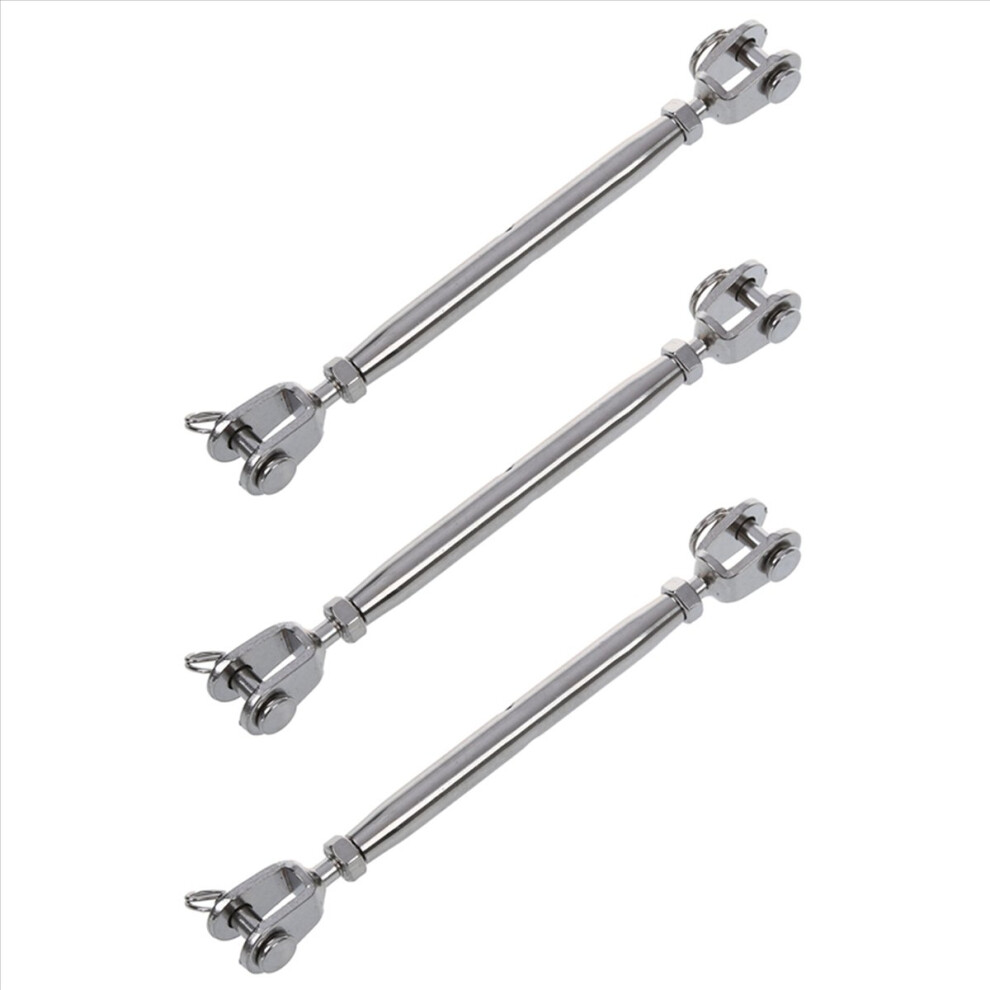 304 Stainless Steel Rigging Screw Closed Body Jaw Turnbuckle 7/32Inch 4853158853990