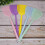 10 Pack Plastic Long Handle Fly Swat for Mosquito Multi-Color Random 3