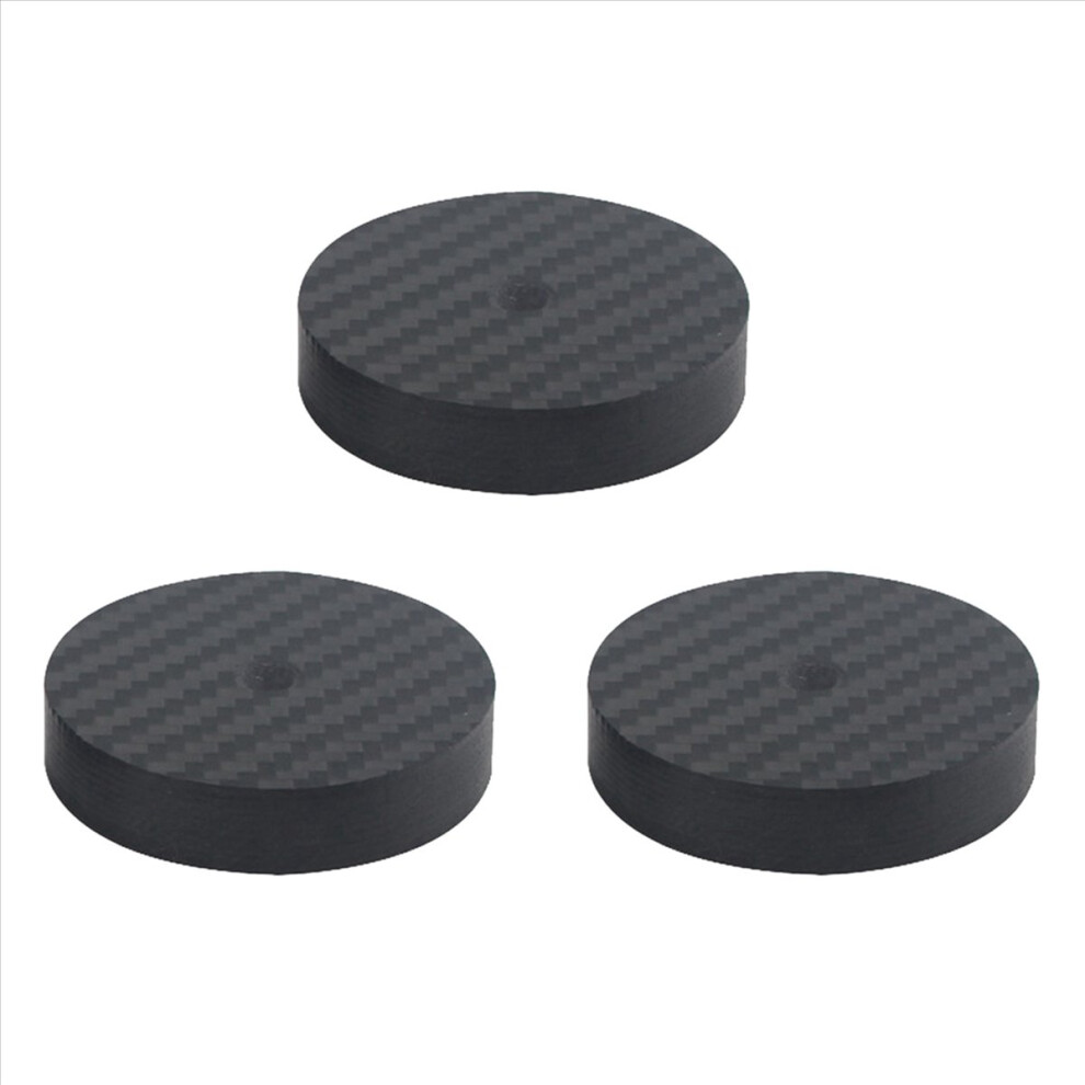 Carbon Fiber Speaker Isolation 40X10mm Spikes Base Pad Hifi Amp 4853158896225