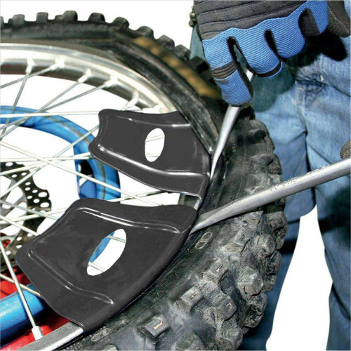 Wheel Rim Shield Protector Tool for Motorcycle Bike ATV 2PCS, Black 1