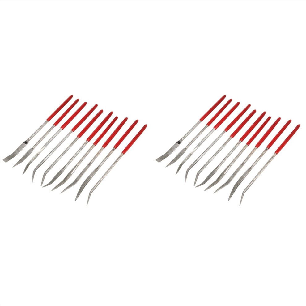 Curved Mini Diamond File Set Needle File Set Coated Metal File Set 4853188003709