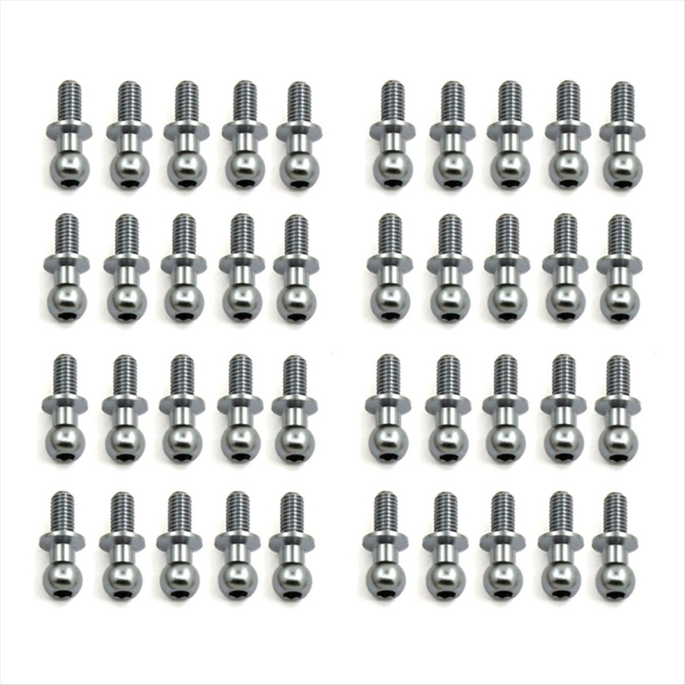Photos - Parts for Drones & RC models Markenlos 20Pcs Metal M3 Head Screws for TT-01 D4 1/10 RC Car,3 