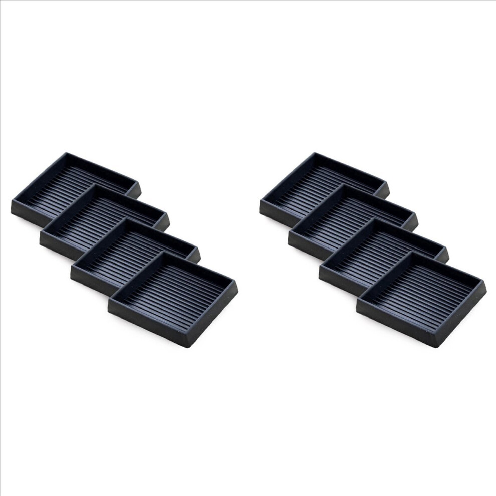 4Pcs Furniture Pads- 2.5X2.5in Anti Skid Caster Cups, Leg Coasters 4852133323381