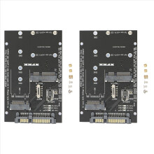 M.2 NGFF MSATA SSD - 2,5 tuuman SATA 6.0Gbps 2-in-1 -sovitinmuunnin
