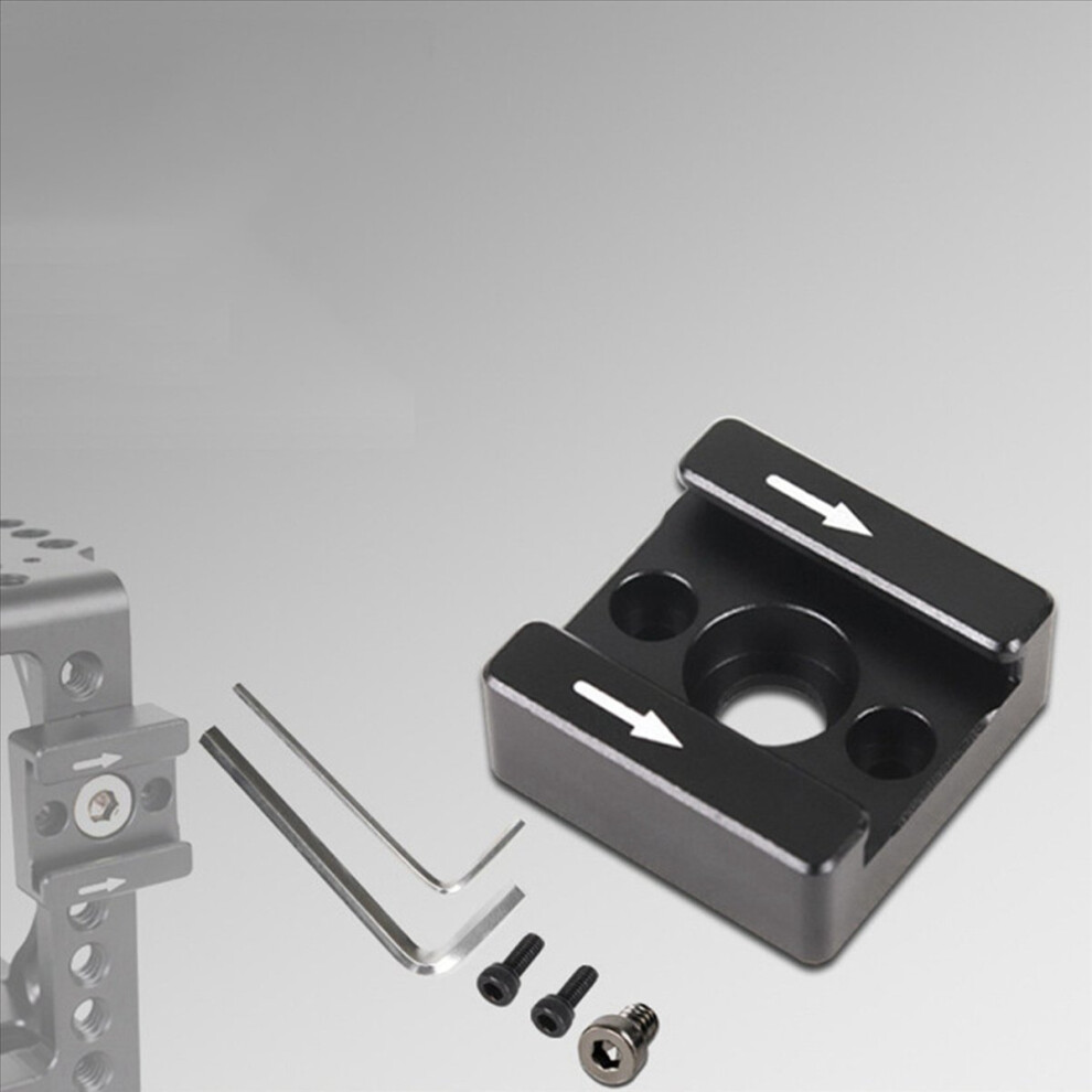1Set 1/4 Thread Cold Hot Shoe Mount Adapter For Dslr Camera Cage Rig 4853158875060
