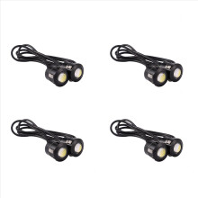 2pcs LED Eagle Eye Backup Light White Light 9W black
