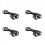 2pcs LED Eagle Eye Backup Light White Light 9W black 1