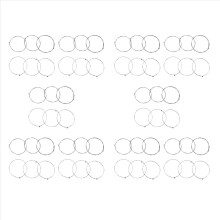 Set di 6 corde per amplificatore per chitarra elettrica da 150Xl/.009 pollici