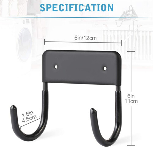 Supporto da parete per asse da stiro grande e piccolo (nero opaco) 2