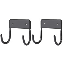 Soporte de pared para tabla de planchar grande y pequeña (negro mate)