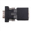 Extensor VGA macho a adaptador de cable de red LAN CAT5 CAT6 RJ45 3