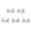 2 PCS Self Adhesive Hooks Rod Bracket Hanging Rod Clip Wall Hooks 1