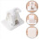 2 PCS Self Adhesive Hooks Rod Bracket Hanging Rod Clip Wall Hooks 7