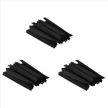 Arrows Vanes 4 Inch Plastic Fletching 50 Pack(Black)