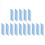Pacote com 50 palhetas de plástico para flechas Arrows Vanes de 4 polegadas (azul) 1