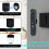 Magnetic Remote Control Holder Wall Mount, 4 Pair Black 6