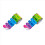 Crayon Pattern Rolled Border Trim Sticker for School Classroom Decor 1