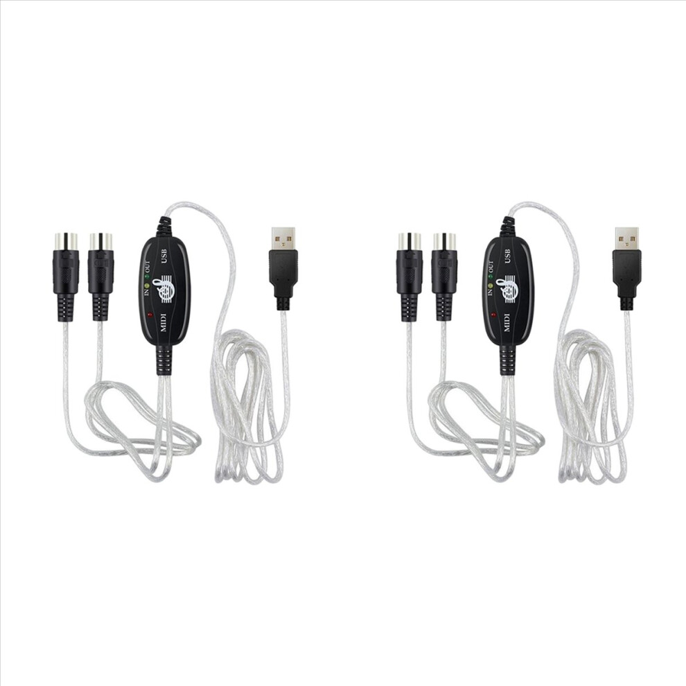 Usb To Midi 5Pin Cable Converter For Piano Electronic Instruments 4853188084111