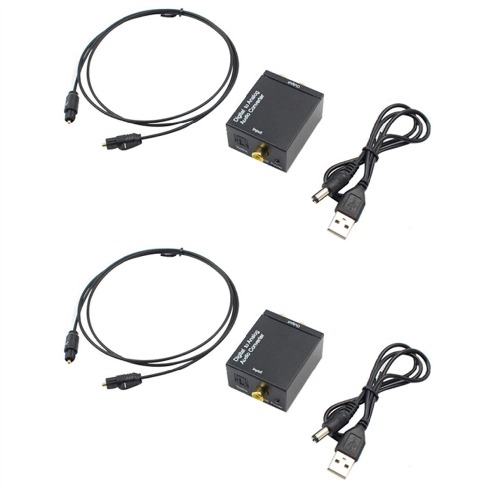 Optical Coaxial Toslink Digital To Analog Audio Adapter L/R 3.5Mm 4853188094974