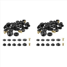Faucet Washers, 58-Pack Flat and Beveled Rubber Faucet