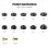 Faucet Washers, 58-Pack Flat and Beveled Rubber Faucet 6
